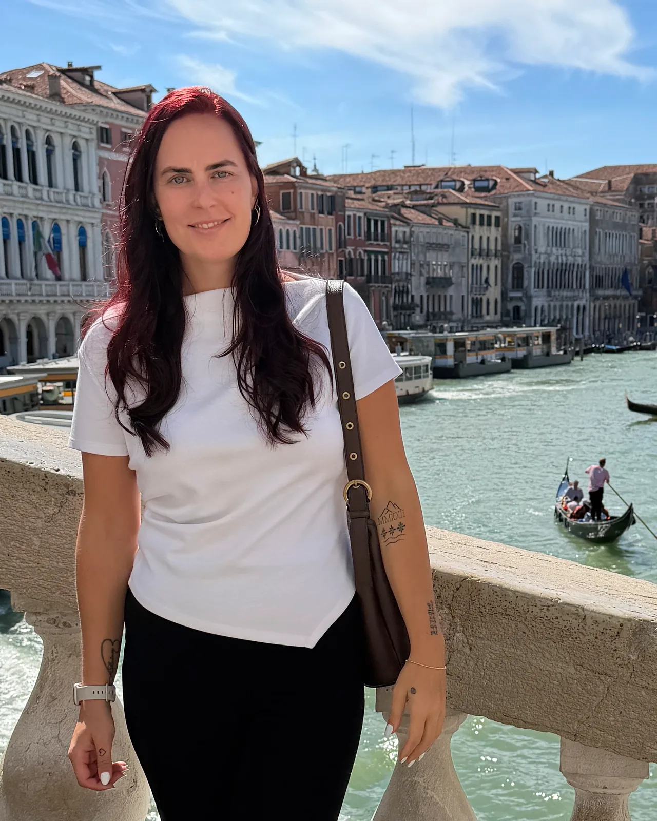 Lena am Canal Grande in Venedig